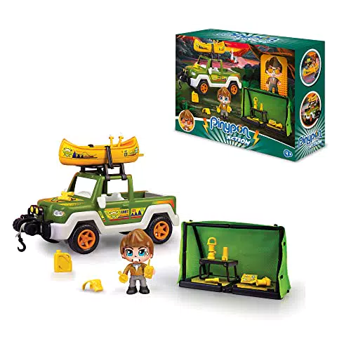 Pinypon Action Wild. Pickup de Rescate para niños y niñas de 4 a 8 años