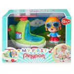 Pinypon - My First, Happy Vehículos Helicóptero, Mi primer helicóptero de juguete con un cilindro de dibujos