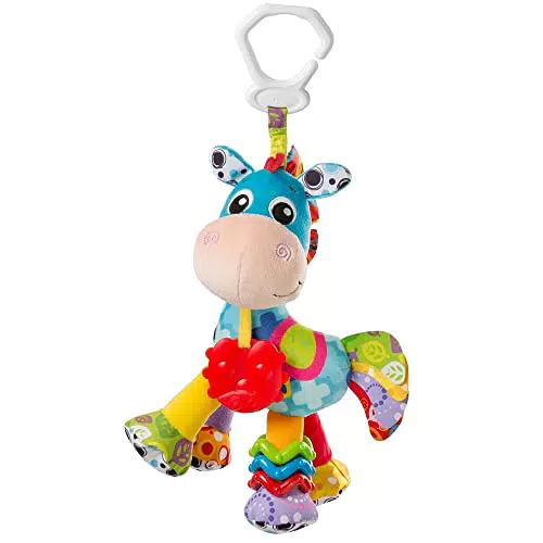 Playgro Peluche de Actividades Caballo Clip Clop, Juguete para Colgar
