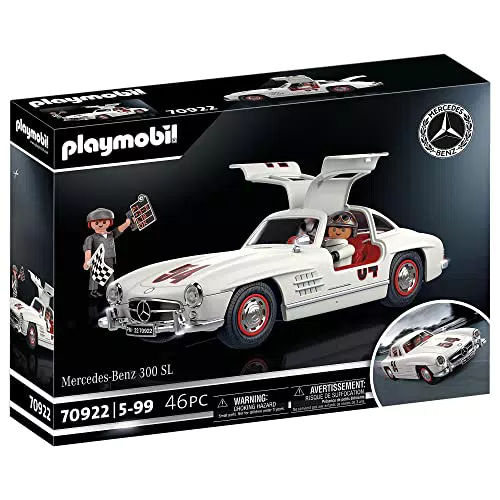 PLAYMOBIL Mercedes Benz 300 SL - Coche de Juguete para Niños y Adultos
