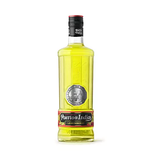 Ginebra Puerto de Indias Premium con Sabor a Limón y Bayas - 70 cl - 37.5º