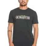 Quiksilver Gradient Line, Camiseta para Hombre Negro