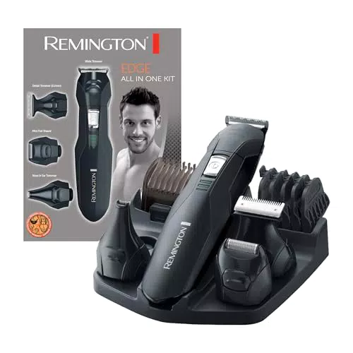 Remington Recortadora de Barba y Cortapelos Edge - Barbero y Máquina de Cortar Pelo Inalámbrico