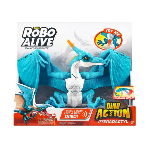 Dino Pterodactyl de ROBO ALIVE - Figura de Acción Interactiva