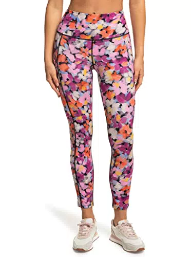 Roxy Heart Into It Ankle PT, Leggings técnicos para Mujer Naranja