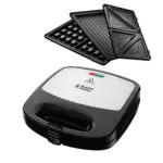 Russell Hobbs Sandwichera Fiesta 3 en 1 - 3 Placas Extraíbles: Sándwiches
