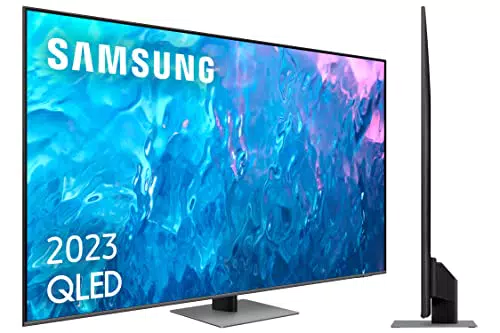 SAMSUNG TV QLED 4K 2023 55Q77C - Smart TV de 55" con Procesador QLED 4K