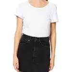 Superdry Denim Mini Skirt Falda, Dayle Mid Vintage, 27W para Mujer