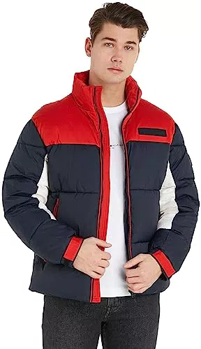 Tommy Hilfiger Hombre Cazadora Puffer Jacket Cazadora de invierno