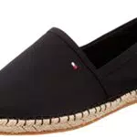 Tommy Hilfiger Mujer Alpargatas Basic Tommy Flat Zapatos de Tela