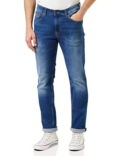 Tommy Jeans Pantalón Vaquero Stretch para Hombre, Azul