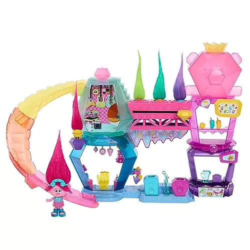 Set de juego Trolls 3 con muñeca Reina Poppy y accesorios variados