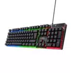 Teclado Gaming Trust GXT 835 Azor Retroiluminado QWERTY Español LED - Negro