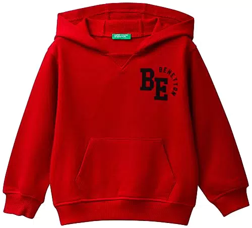 United Colors of Benetton Camiseta Con Capucha. M/L 3j68g200e