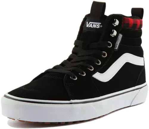 Vans Filmore Hi VansGuard Sneaker para Hombre, black/red plaid