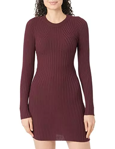 Vestido Vero Moda de Manga Larga con Cuello Redondo para Mujer