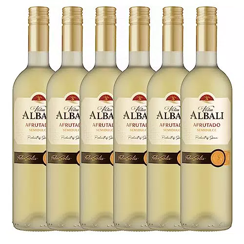 Viña Albali Tempranillo Crianza Tinto D.O. Valdepeñas Vino - Paquete de 6 x 750 ml - Total: 4500 ml