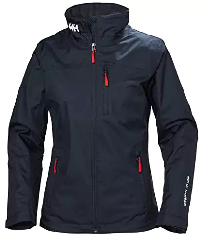 Womens Helly Hansen W Crew Midlayer Jacket, Azul marino