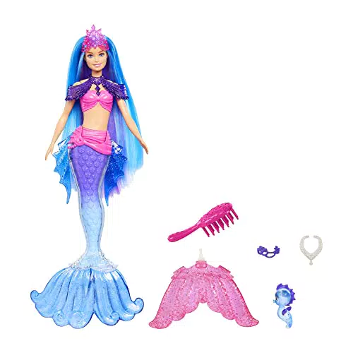 Muñeca Sirena Barbie Mermaid Power con Accesorios de Joyería