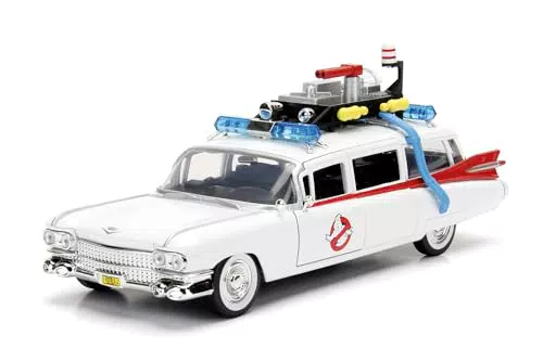 Cazafantasmas Coche ECTO-1 de Metal Escala 1:24