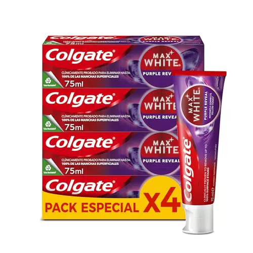 Pasta de Dientes Blanqueadora Colgate Max White con Tecnología de Corrección Óptica del Color