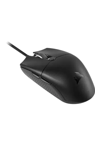Ratón de Juego Corsair KATAR PRO XT FPS Ultraligero con Cable - 18,000 DPI - Forma Compacta - Botones Quickstrike - Compatible con iCUE - Negro