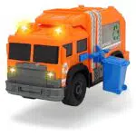 Camión de Reciclaje Dickie Toys con Luz y Sonido, Contenedor Móvil, Pilas Incluidas