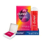 Pack Durex Preservativos + Lubricante Sabor Fresa 50ml