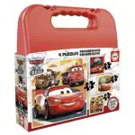 Maleta Cars - Set de Puzzles Infantiles Progresivos - Educativo y Divertido