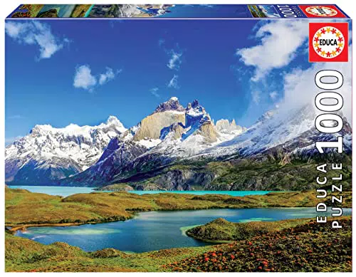Puzzle Educa Torres Paine, Patagonia para Adultos | Pegamento Incluido