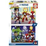 Puzzles Infantiles Spidey & Amazing Friends Marvel - Set de 2 unidades