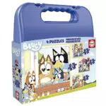 Set de Puzzles Progresivos Bluey en Maleta Magnífica - A Partir de 3 años