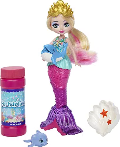 Muñeca Sirena Atlantia Enchantimals con Mascota Delfín