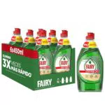 Fairy Ultra Poder Original Líquido Lavavajillas 6x650ML Fórmula Efectiva Que Deja Los Platos Relucientes