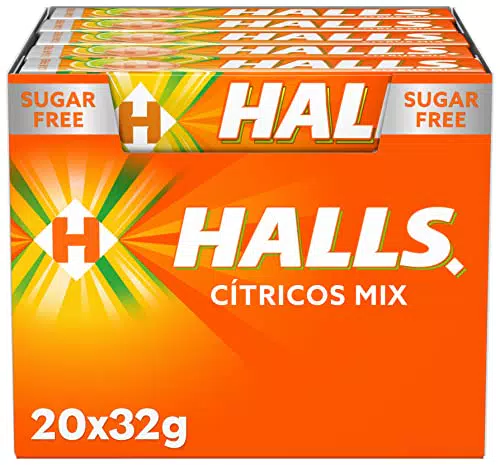 Caramelo Halls Cítrico - Caja con 20 Sticks