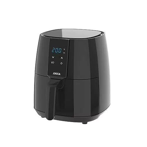 JOCCA - Freidora sin aceite con temporizador 1000W, Freidora de Aire Caliente