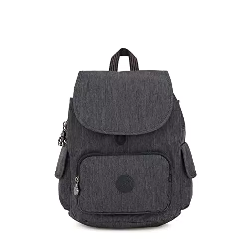 Kipling, City Pack S, Bolso Mochila para Mujer, Blackish Tile