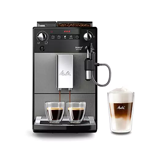 Cafetera Superautomática Melitta Avanza con Molinillo Silencioso y Sistema de Leche