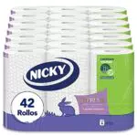 Papel Higiénico Nicky Supreme | Suavidad Irresistible | 3 Capas | Envase Abre Fácil