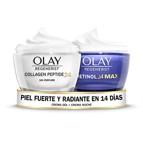 Crema Noche Olay Regenerist Retinol24 MAX + Crema Día Olay Regenerist Collagen Peptide24