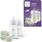 Set de regalo Philips Avent Natural Response para bebés: 2 biberones de 260 ml y 4 chupetes Ultra Air