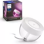 Lámpara de Mesa Inteligente Philips Hue Iris - Luz Blanca y de Colores, Portátil, Compatible con Alexa y Google Home