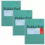 Cuaderno de espiral Pukka Pads Jotta - A4, 200 hojas, 80 g/m², raya de 8 mm.