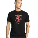 Camiseta PUMA Scuderia Ferrari - Escudo Grande - Negro - Hombre