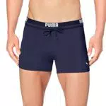 Puma Logo Men's Swimming Trunks Bañador, Marina, S para Hombre