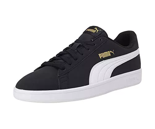Zapatillas Puma Smash v2 Unisex - Negro y Blanco