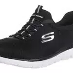 Skechers Summits, Zapatillas de Deporte Mujer, Blanco White Mesh Silver Trim