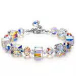 Pulseras de Cristal de Aurora para Mujer - Regalo Especial para Mamá