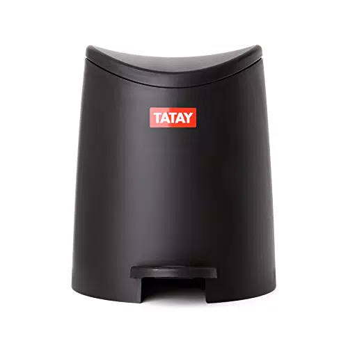 Papelera Baño Tatay con Pedal Estándar de Polipropileno - Capacidad 3L