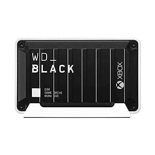 Disco SSD Externo WD_BLACK 1TB D30 para Xbox y PC - Velocidad hasta 900 MB/s